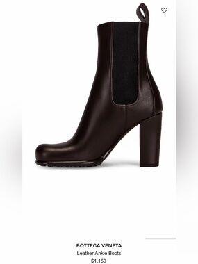 Bottega Veneta Brown Leather Ankle Boots